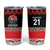 New Zealand Rugby Pacific Custom Tumbler Cup Whatumoana Maori Kowhaiwhai Pattern