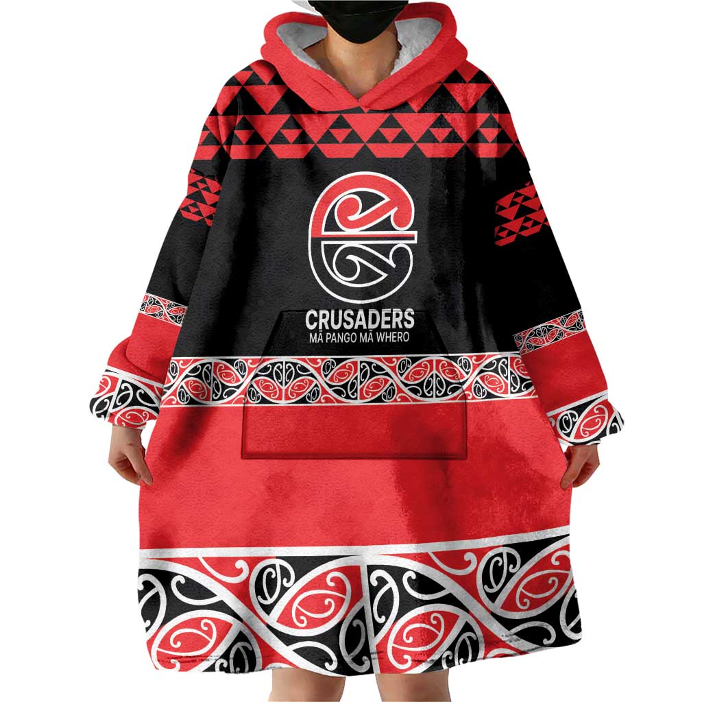 New Zealand Rugby Pacific Custom Wearable Blanket Hoodie Whatumoana Maori Kowhaiwhai Pattern LT9 - Polynesian Pride