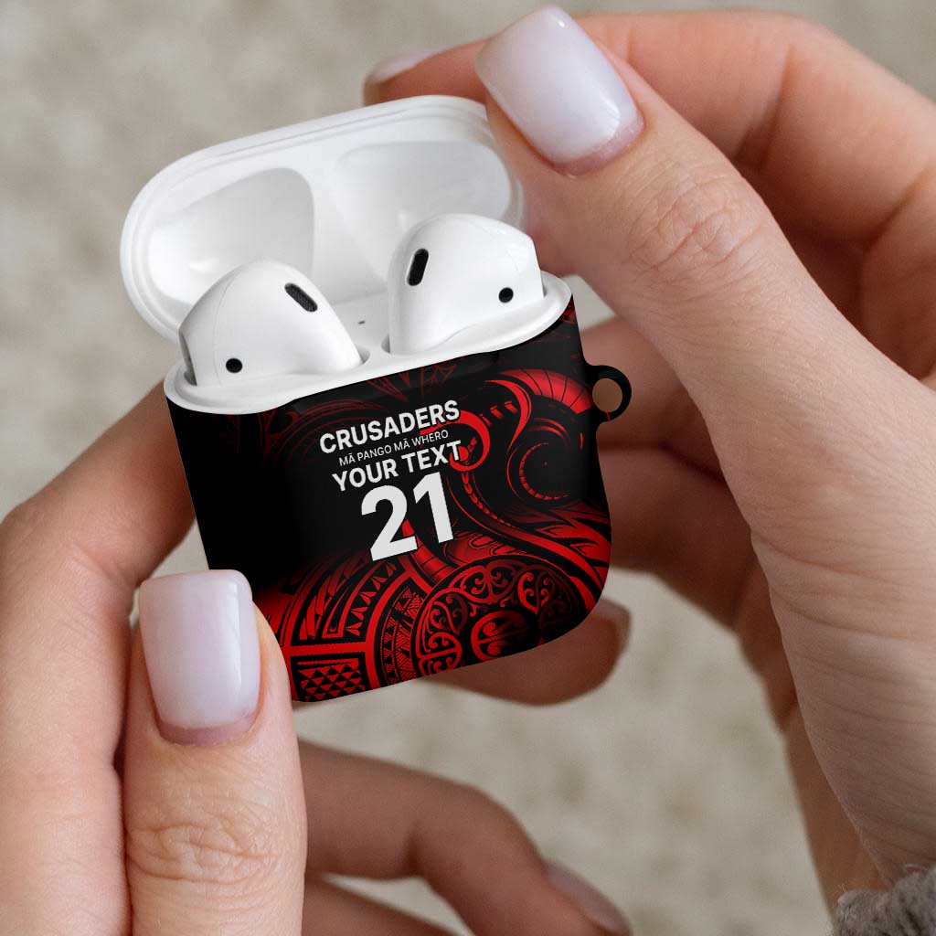 New Zealand Rugby Pacific Custom AirPods Case Whatumoana Maori Tribal Tattoo LT9 - Polynesian Pride