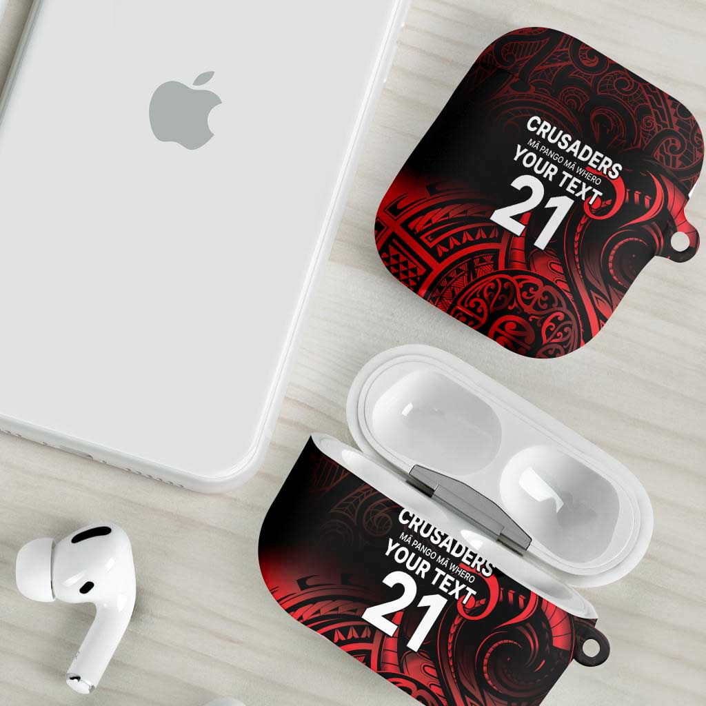 New Zealand Rugby Pacific Custom AirPods Case Whatumoana Maori Tribal Tattoo LT9 - Polynesian Pride