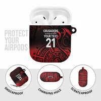 New Zealand Rugby Pacific Custom AirPods Case Whatumoana Maori Tribal Tattoo LT9 - Polynesian Pride