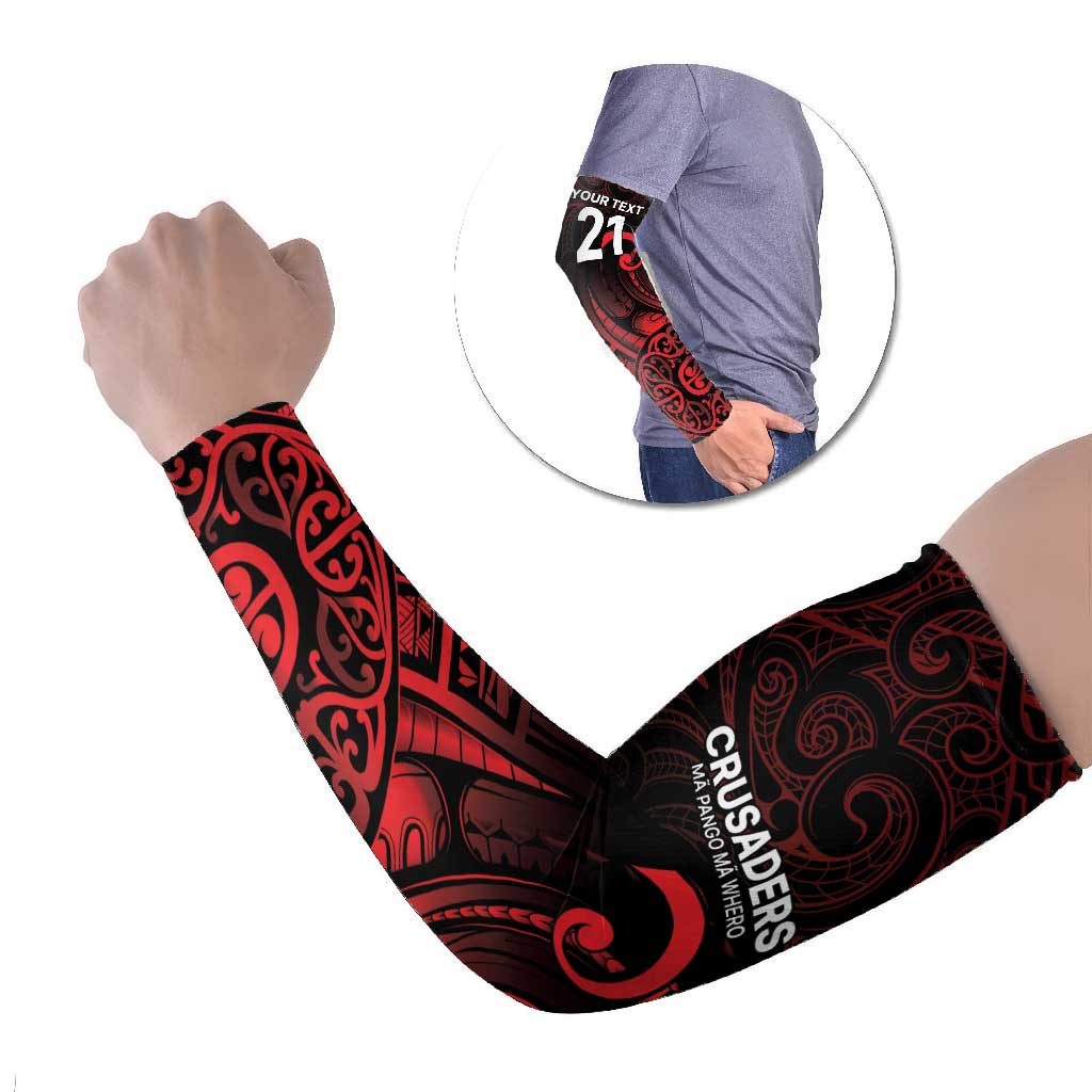 New Zealand Rugby Pacific Custom Arm Sleeves Whatumoana Maori Tribal Tattoo LT9 Set of 2 Gold - Polynesian Pride