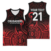 New Zealand Rugby Pacific Custom Basketball Jersey Whatumoana Maori Tribal Tattoo LT9 - Polynesian Pride