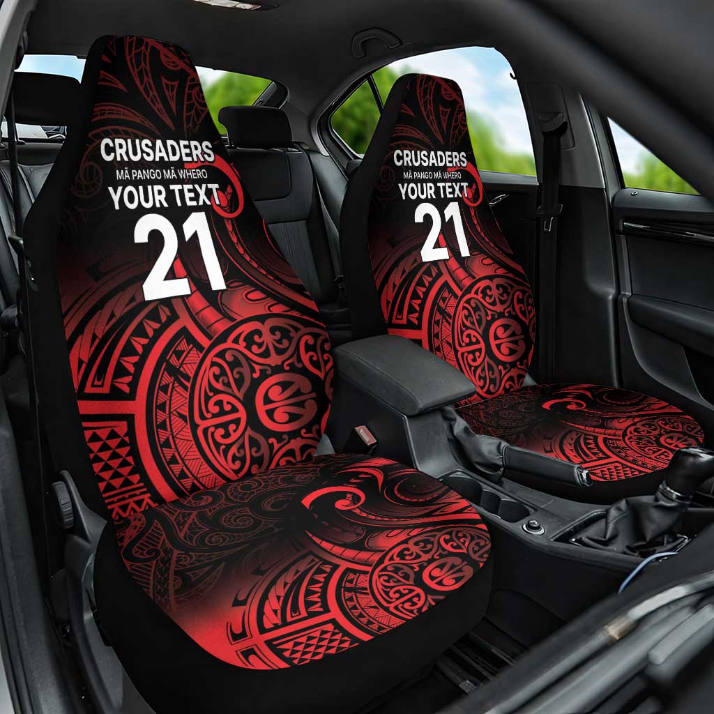 New Zealand Rugby Pacific Custom Car Seat Cover Whatumoana Maori Tribal Tattoo LT9 One Size Gold - Polynesian Pride