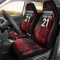 New Zealand Rugby Pacific Custom Car Seat Cover Whatumoana Maori Tribal Tattoo LT9 - Polynesian Pride