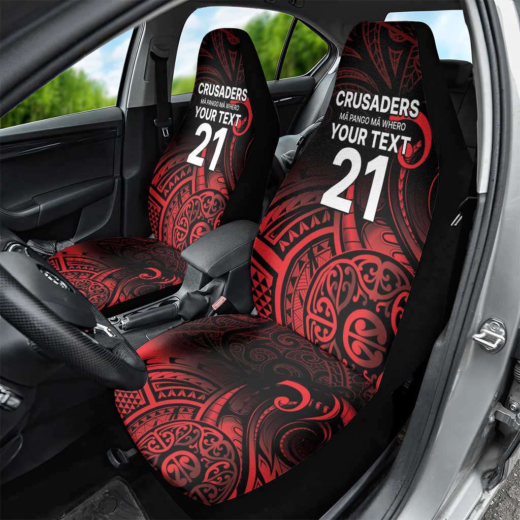 New Zealand Rugby Pacific Custom Car Seat Cover Whatumoana Maori Tribal Tattoo LT9 - Polynesian Pride