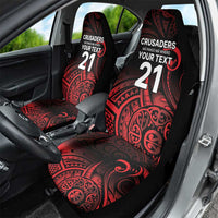 New Zealand Rugby Pacific Custom Car Seat Cover Whatumoana Maori Tribal Tattoo LT9 - Polynesian Pride