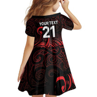 New Zealand Rugby Pacific Custom Family Matching Mermaid Dress and Hawaiian Shirt Whatumoana Maori Tribal Tattoo LT9 - Polynesian Pride