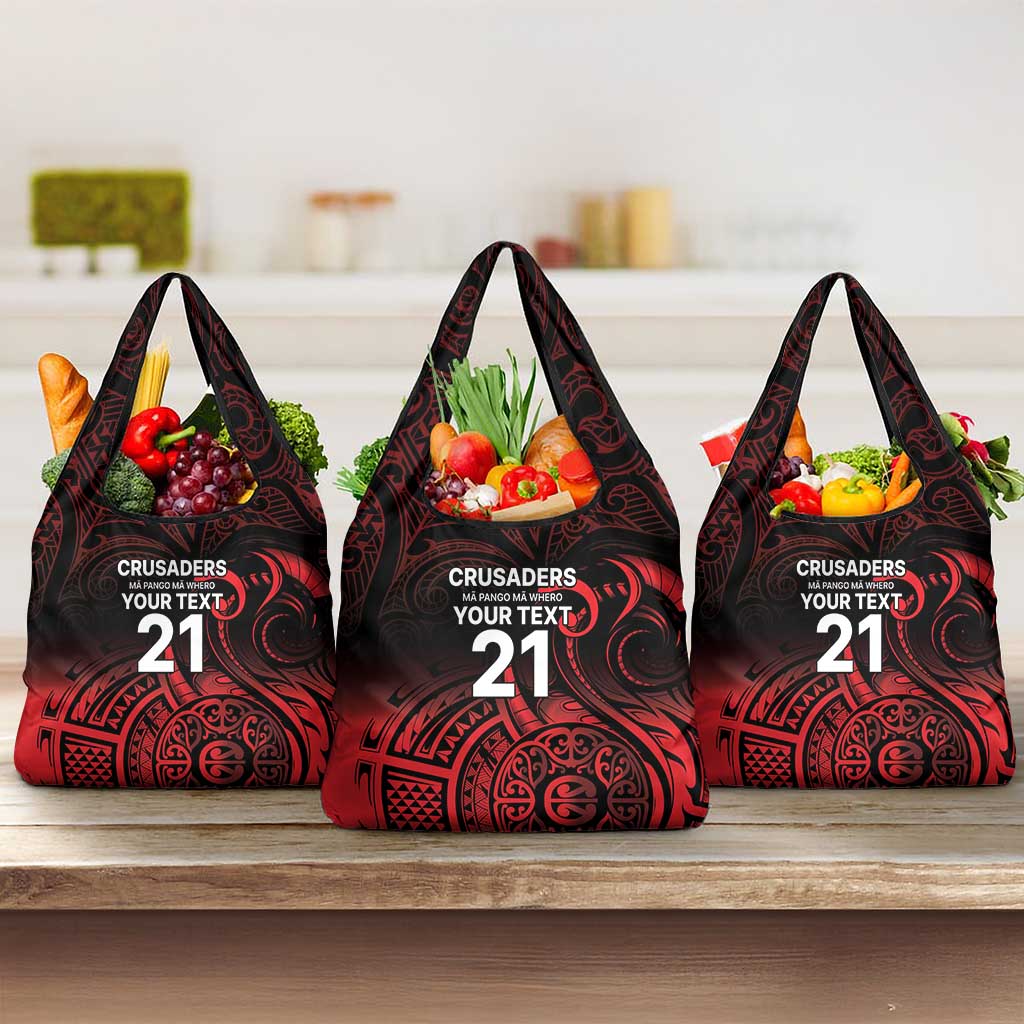 New Zealand Rugby Pacific Custom Grocery Bag Whatumoana Maori Tribal Tattoo LT9 3-pack One Size Gold - Polynesian Pride