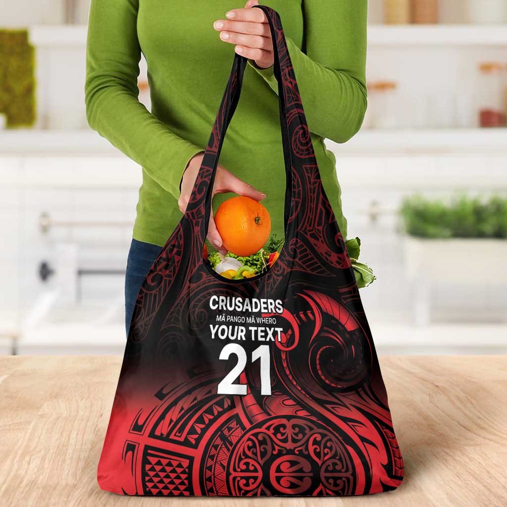 New Zealand Rugby Pacific Custom Grocery Bag Whatumoana Maori Tribal Tattoo LT9 - Polynesian Pride