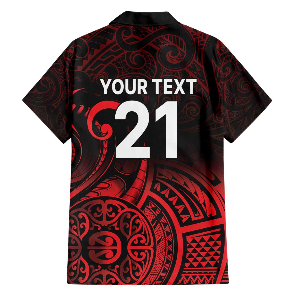 New Zealand Rugby Pacific Custom Hawaiian Shirt Whatumoana Maori Tribal Tattoo LT9 - Polynesian Pride