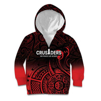 New Zealand Rugby Pacific Custom Kid Hoodie Whatumoana Maori Tribal Tattoo LT9 Zip Hoodie Gold - Polynesian Pride
