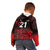New Zealand Rugby Pacific Custom Kid Hoodie Whatumoana Maori Tribal Tattoo