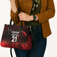 New Zealand Rugby Pacific Custom Leather Bag Whatumoana Maori Tribal Tattoo LT9 - Polynesian Pride