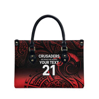 New Zealand Rugby Pacific Custom Leather Bag Whatumoana Maori Tribal Tattoo LT9 - Polynesian Pride