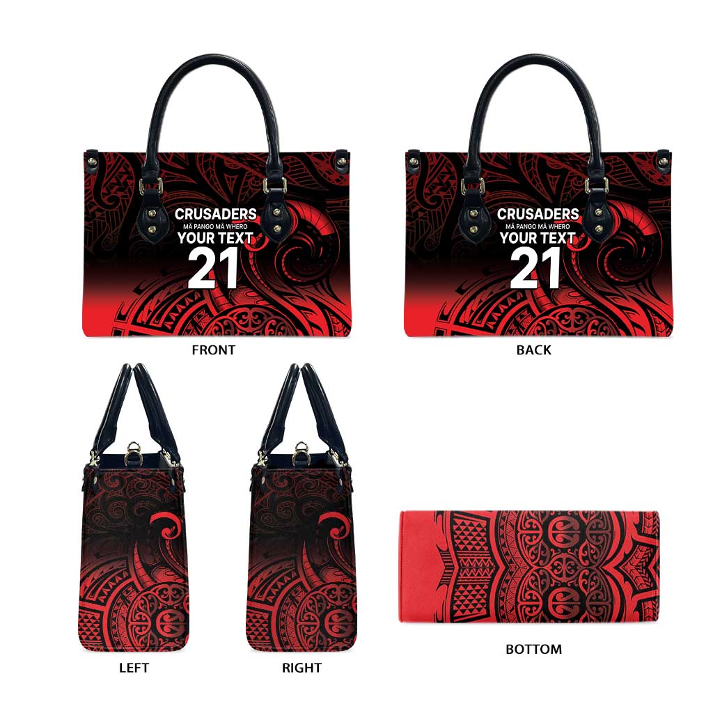 New Zealand Rugby Pacific Custom Leather Bag Whatumoana Maori Tribal Tattoo LT9 - Polynesian Pride