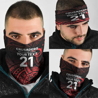 New Zealand Rugby Pacific Custom Neck Gaiter Whatumoana Maori Tribal Tattoo LT9 - Polynesian Pride