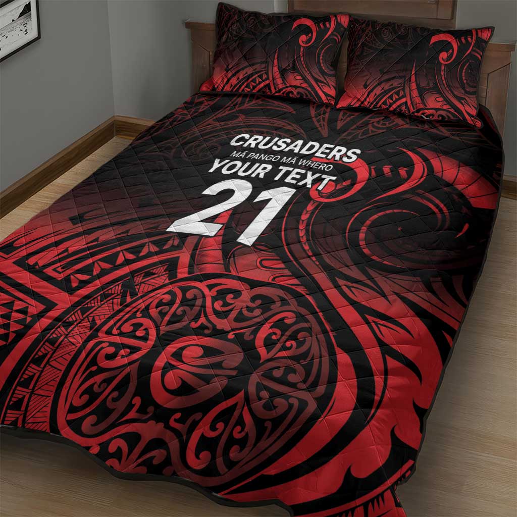 New Zealand Rugby Pacific Custom Quilt Bed Set Whatumoana Maori Tribal Tattoo LT9 - Polynesian Pride