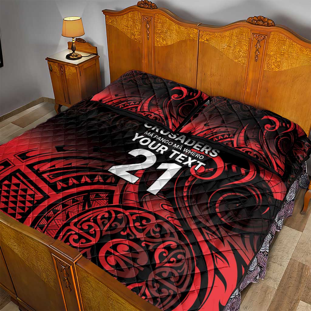 New Zealand Rugby Pacific Custom Quilt Bed Set Whatumoana Maori Tribal Tattoo LT9 - Polynesian Pride