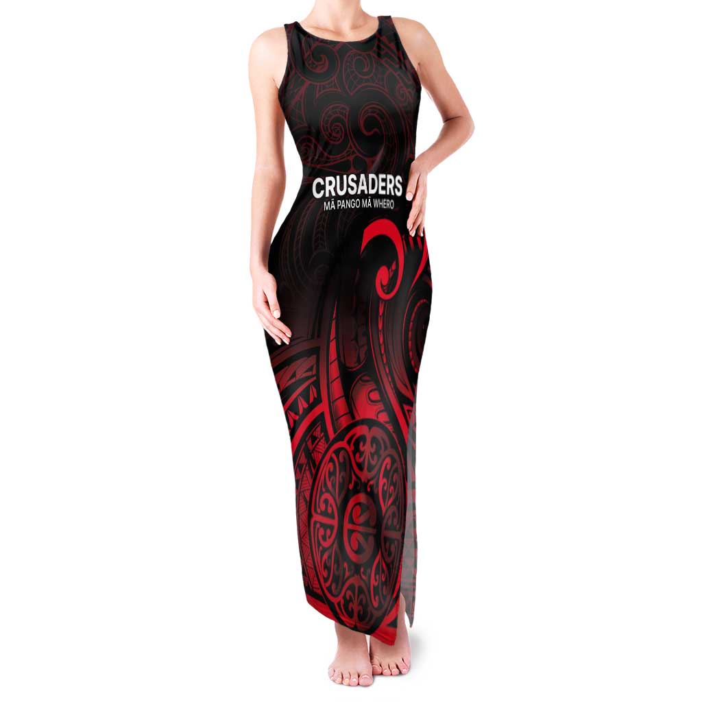 New Zealand Rugby Pacific Custom Tank Maxi Dress Whatumoana Maori Tribal Tattoo LT9 Women Gold - Polynesian Pride