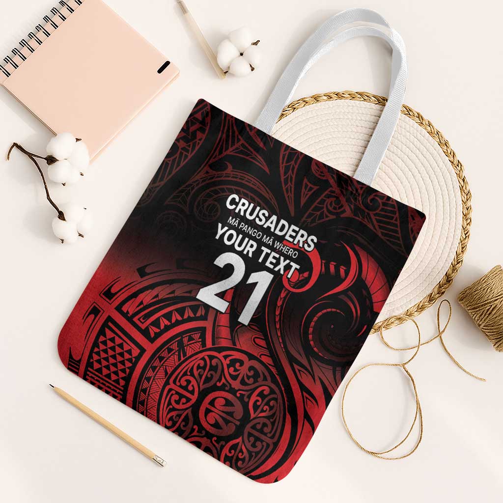 New Zealand Rugby Pacific Custom Tote Bag Whatumoana Maori Tribal Tattoo LT9 White Strap One Size Gold - Polynesian Pride