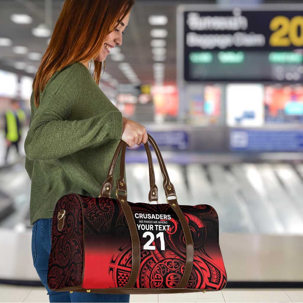New Zealand Rugby Pacific Custom Travel Bag Whatumoana Maori Tribal Tattoo LT9 - Polynesian Pride