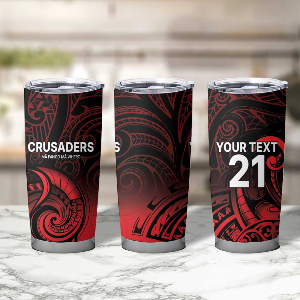 New Zealand Rugby Pacific Custom Tumbler Cup Whatumoana Maori Tribal Tattoo LT9 - Polynesian Pride
