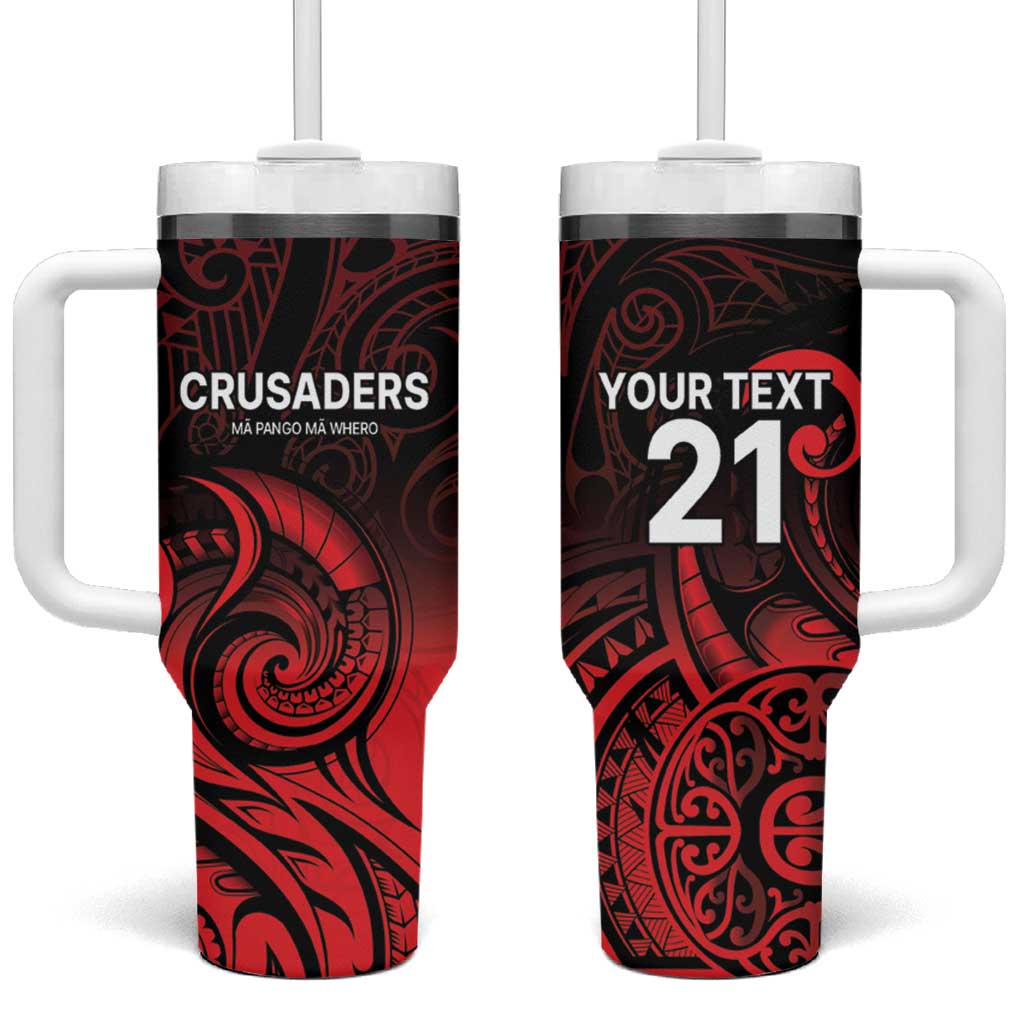 New Zealand Rugby Pacific Custom Tumbler With Handle Whatumoana Maori Tribal Tattoo LT9 One Size: 40 oz Gold - Polynesian Pride