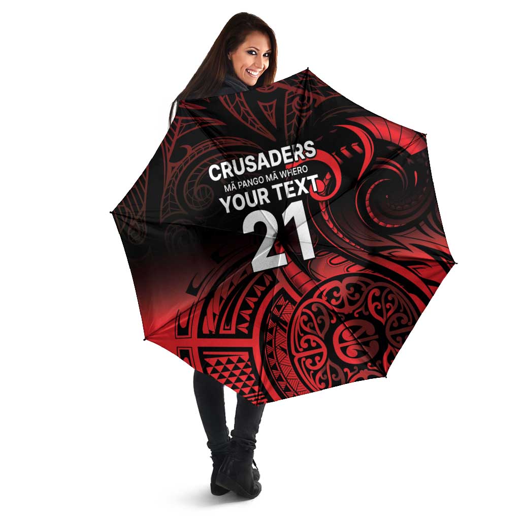 New Zealand Rugby Pacific Custom Umbrella Whatumoana Maori Tribal Tattoo LT9 - Polynesian Pride