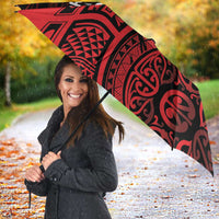 New Zealand Rugby Pacific Custom Umbrella Whatumoana Maori Tribal Tattoo LT9 - Polynesian Pride