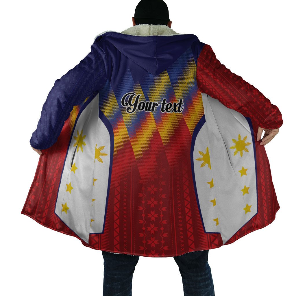Personalized Philippines Eight Rays Sun Cloak Traditional Filipino Igorot Pattern Motif LT9 - Polynesian Pride