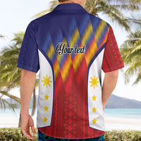 Personalized Philippines Eight Rays Sun Hawaiian Shirt Traditional Filipino Igorot Pattern Motif LT9 - Polynesian Pride