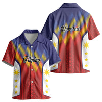Personalized Philippines Eight Rays Sun Kid Hawaiian Shirt Traditional Filipino Igorot Pattern Motif LT9 - Polynesian Pride