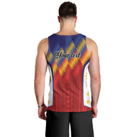 Personalized Philippines Eight Rays Sun Men Tank Top Traditional Filipino Igorot Pattern Motif LT9 - Polynesian Pride