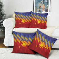 Personalized Philippines Eight Rays Sun Pillow Cover Traditional Filipino Igorot Pattern Motif LT9 - Polynesian Pride