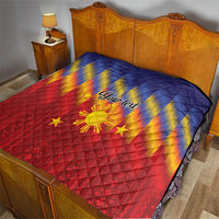 Personalized Philippines Eight Rays Sun Quilt Traditional Filipino Igorot Pattern Motif LT9 - Polynesian Pride