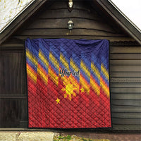 Personalized Philippines Eight Rays Sun Quilt Traditional Filipino Igorot Pattern Motif LT9 - Polynesian Pride