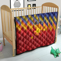 Personalized Philippines Eight Rays Sun Quilt Traditional Filipino Igorot Pattern Motif LT9 - Polynesian Pride