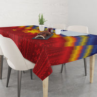 Personalized Philippines Eight Rays Sun Tablecloth Traditional Filipino Igorot Pattern Motif LT9 - Polynesian Pride