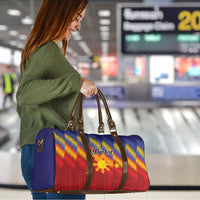 Personalized Philippines Eight Rays Sun Travel Bag Traditional Filipino Igorot Pattern Motif LT9 - Polynesian Pride