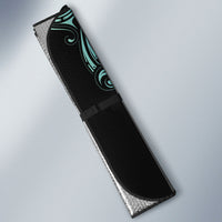 Samoa Siva Afi Auto Sun Shade Fireknife Fire Dance Pacific Tribal Motif LT9 - Polynesian Pride