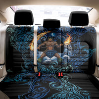 Samoa Siva Afi Back Car Seat Cover Fireknife Fire Dance Pacific Tribal Motif LT9 - Polynesian Pride