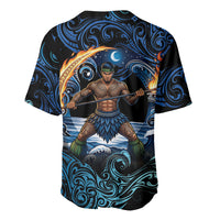 Samoa Siva Afi Baseball Jersey Fireknife Fire Dance Pacific Tribal Motif LT9 - Polynesian Pride