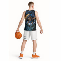 Samoa Siva Afi Basketball Jersey Fireknife Fire Dance Pacific Tribal Motif LT9 - Polynesian Pride
