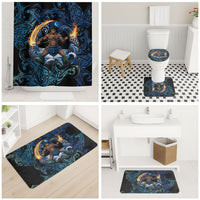 Samoa Siva Afi Bathroom Set Fireknife Fire Dance Pacific Tribal Motif LT9 - Polynesian Pride