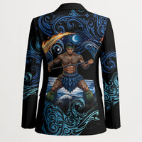 Samoa Siva Afi Blazer Fireknife Fire Dance Pacific Tribal Motif LT9 - Polynesian Pride