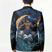 Samoa Siva Afi Blazer Fireknife Fire Dance Pacific Tribal Motif LT9 - Polynesian Pride