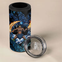 Samoa Siva Afi 4 in 1 Can Cooler Tumbler Fireknife Fire Dance Pacific Tribal Motif LT9 - Polynesian Pride