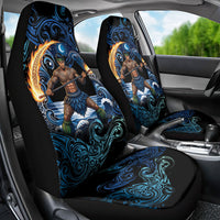 Samoa Siva Afi Car Seat Cover Fireknife Fire Dance Pacific Tribal Motif LT9 - Polynesian Pride