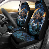Samoa Siva Afi Car Seat Cover Fireknife Fire Dance Pacific Tribal Motif LT9 - Polynesian Pride